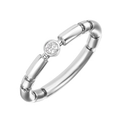 Кольцо СУП18110205 с бриллиантом | Ювелирное ателье PalladinGold™