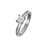 Помолвочное кольцо из палладия с бриллиантом из коллекции "PalladinDiamond" 