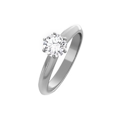 Помолвочное кольцо ПД20110209 с бриллиантом | Ювелирное ателье PalladinGold™
